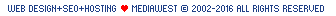 web design and hosting by Mediawest